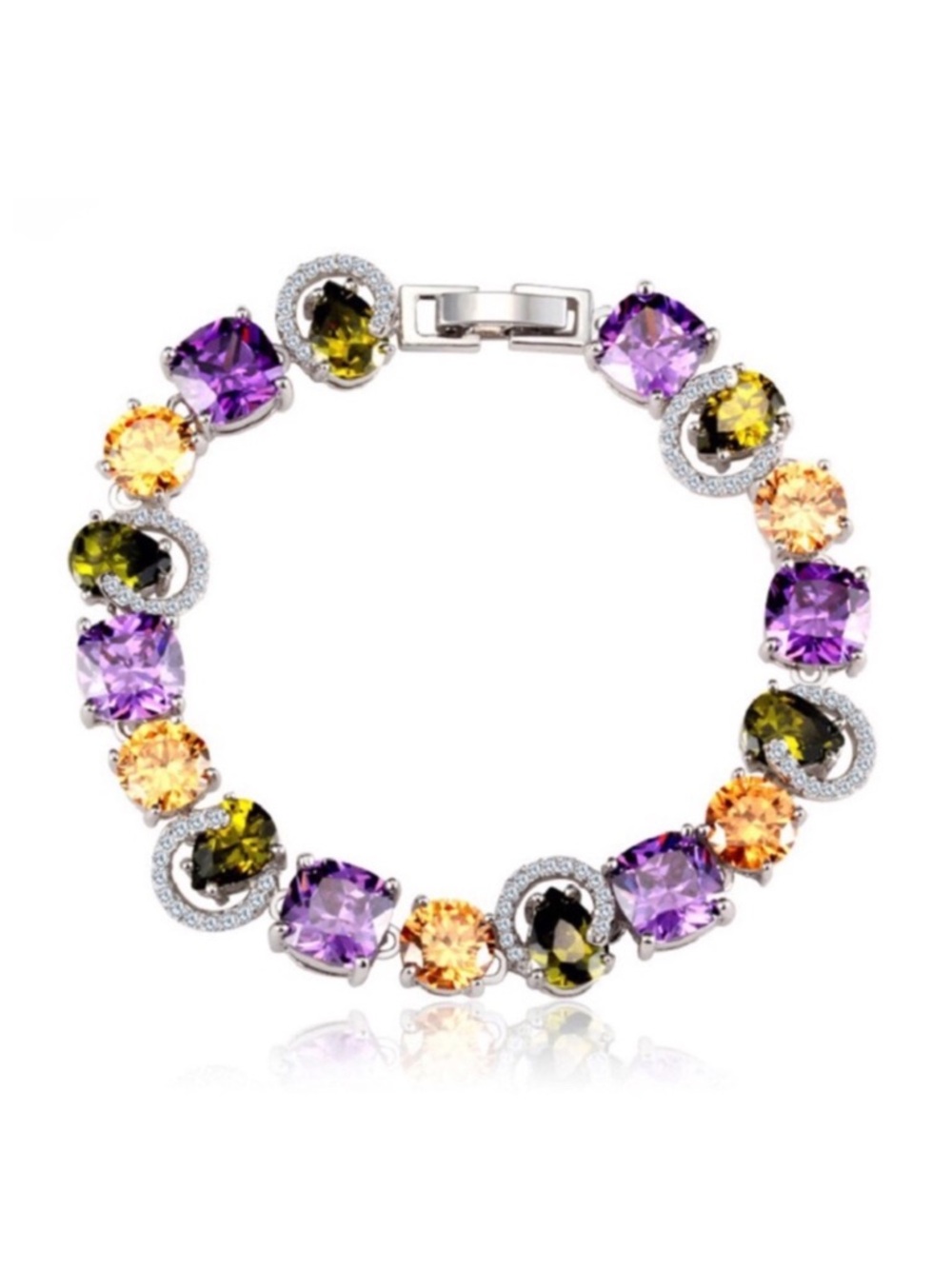 The Lorda Colorful Zircon Bracelet
